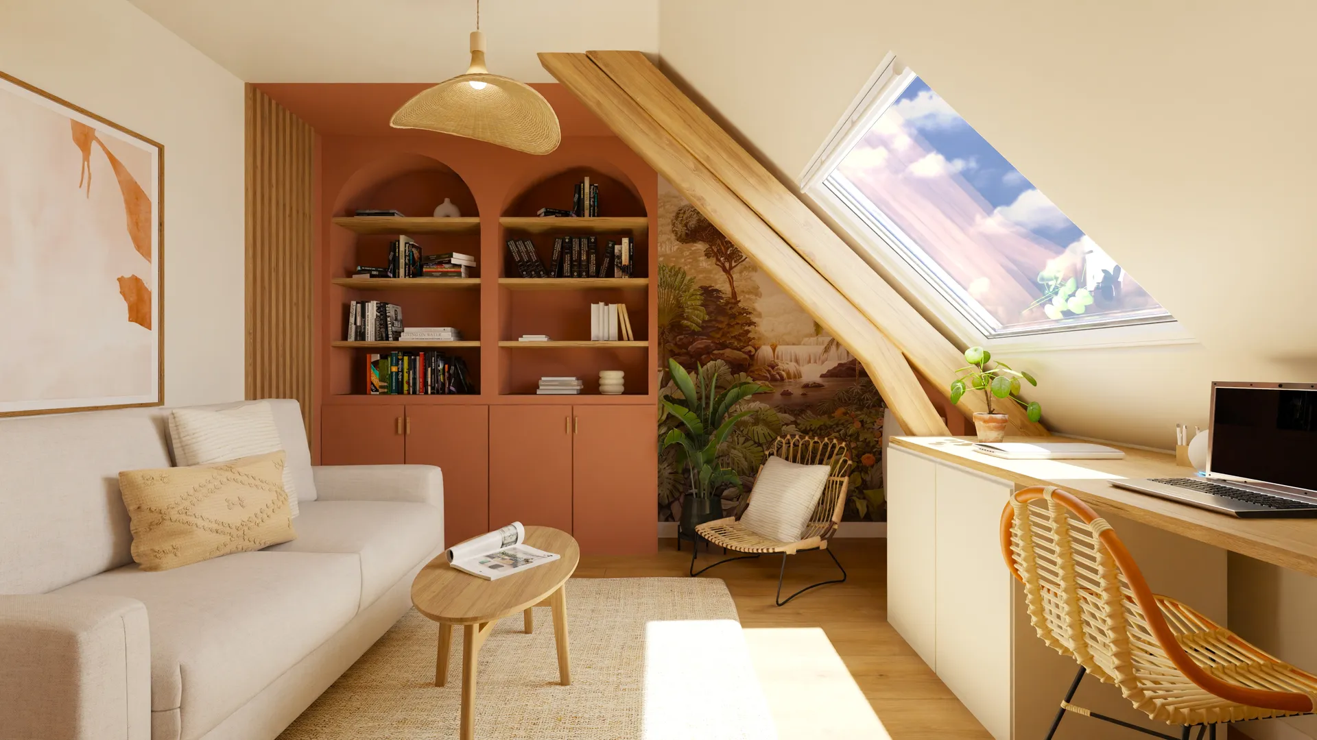 Bureau sous combles
